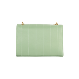 Mint Stitched Casual Clutch
