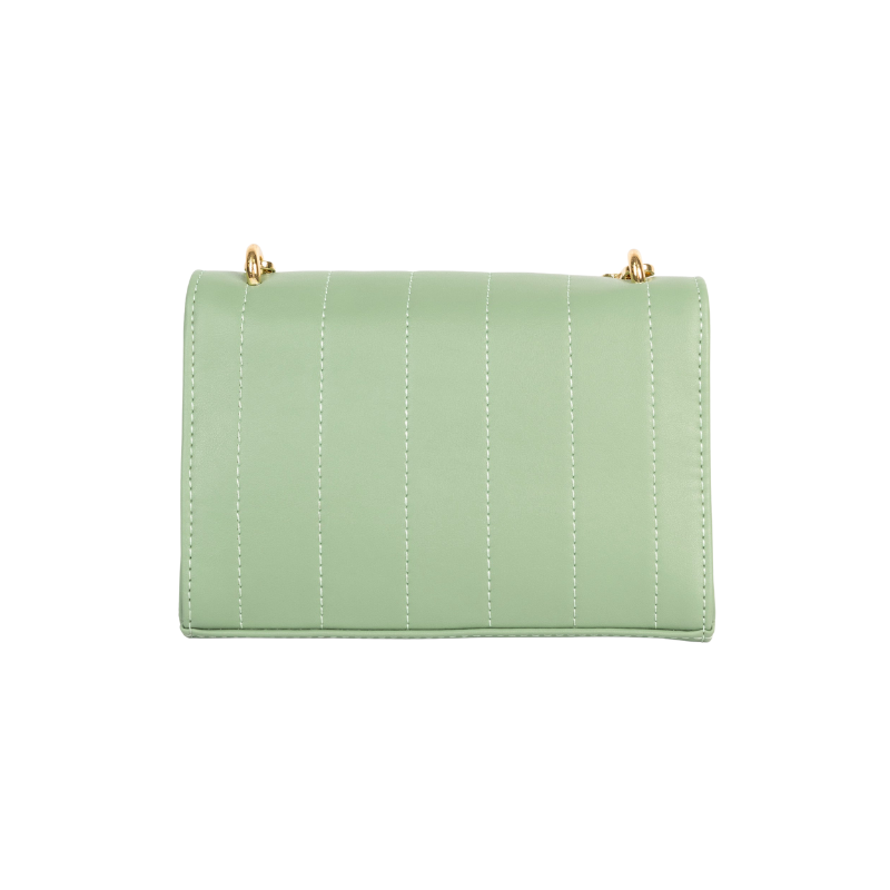 Mint Stitched Casual Clutch